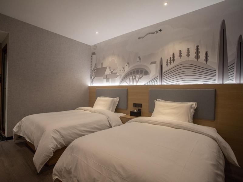 Thank Inn Chain Hotel Hunan Huaihua Hecheng District South High Speed Rail Station Eksteriør bilde