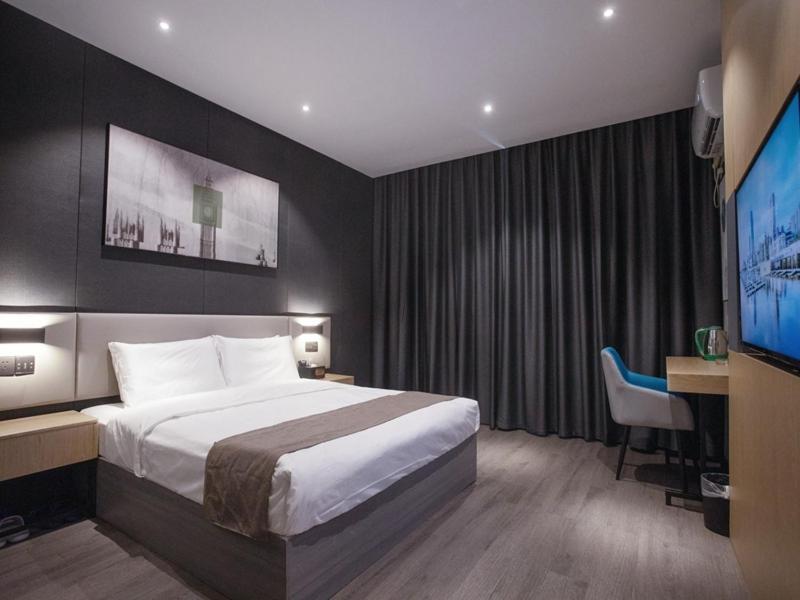 Thank Inn Chain Hotel Hunan Huaihua Hecheng District South High Speed Rail Station Eksteriør bilde